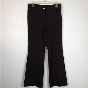 Talbots Providence Pant Chocolate Brown Straight Leg Business Casual Size 4P